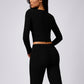 Casual sports long-sleeved top with chest pads