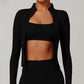 Long Sleeve Full Zipper Fitness jacket