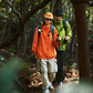 Solid color outdoor functional jackets