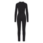 Sweat-wicking and slimming figure Ski BODYSUIT