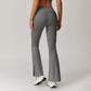 Ultra-Soft High-Waist Flared Leg Pants