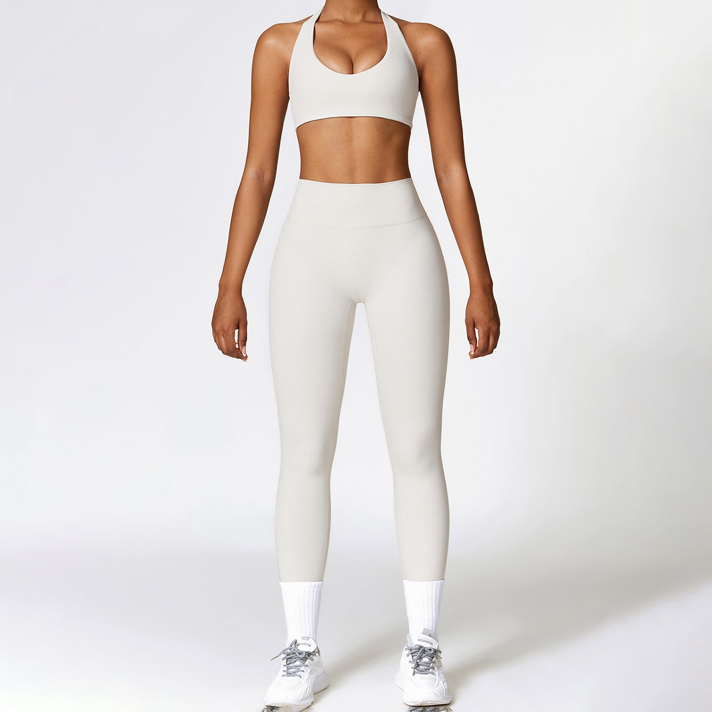 Halterneck back Yoga tight sports sets