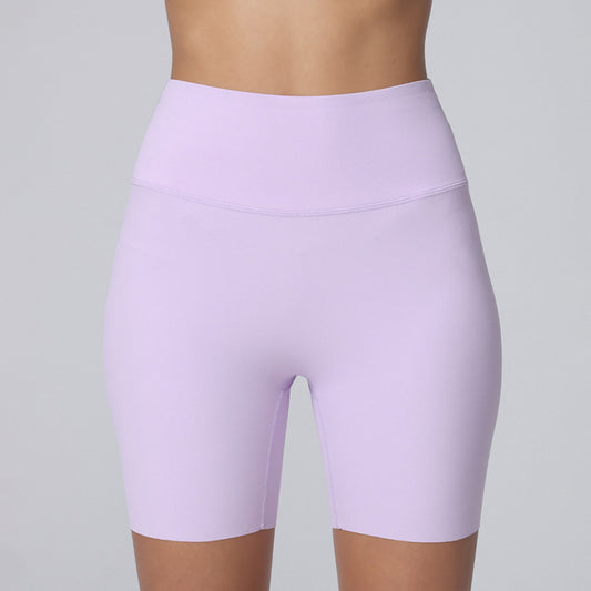 Tight high-waist hip-lifting quick-drying anti-curling shorts