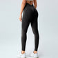 Hip-lifted high-rise yoga pants