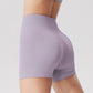 Seamless High-waisted Running Shorts