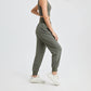 High waist drawstring jogger