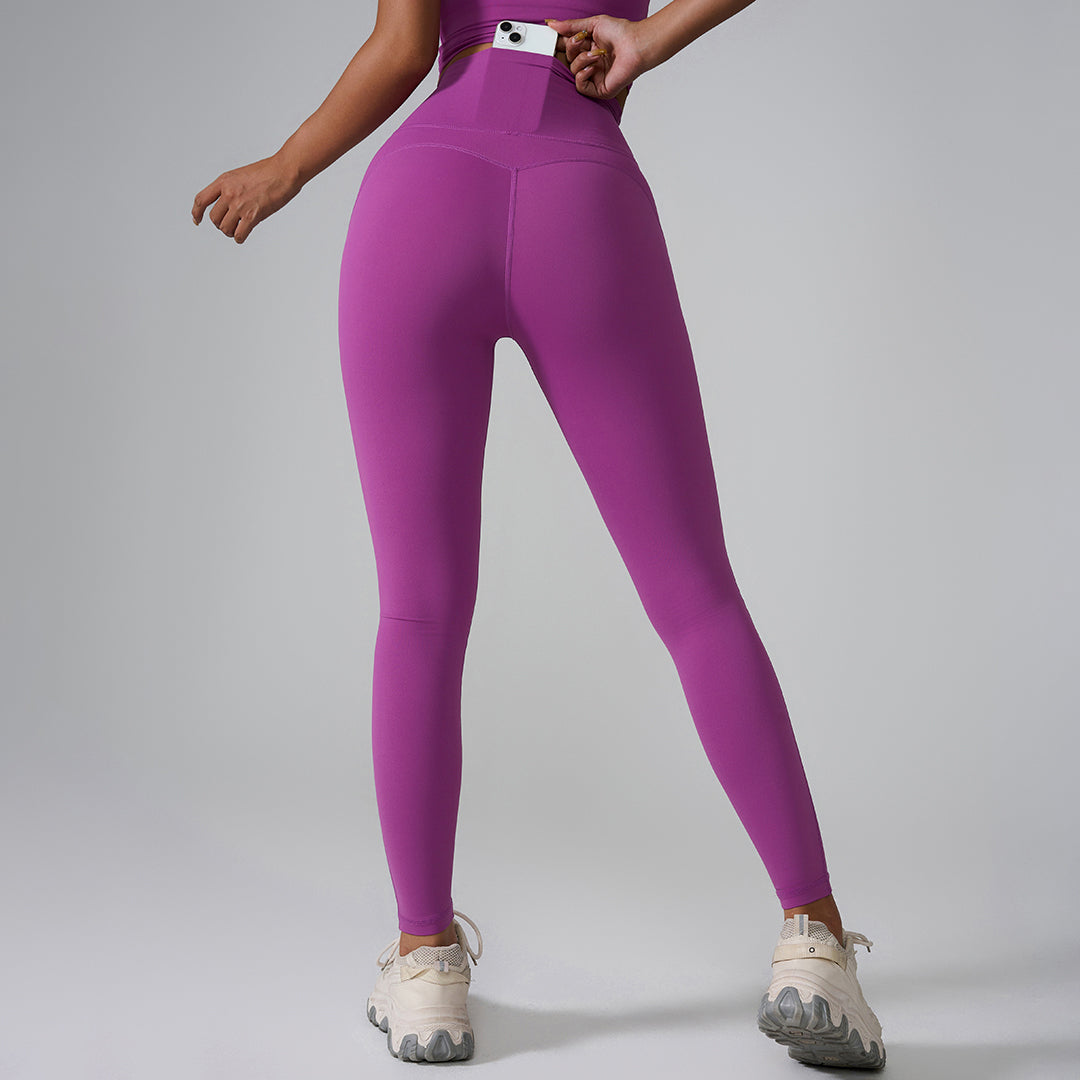 Legging de sport taille haute à taille haute