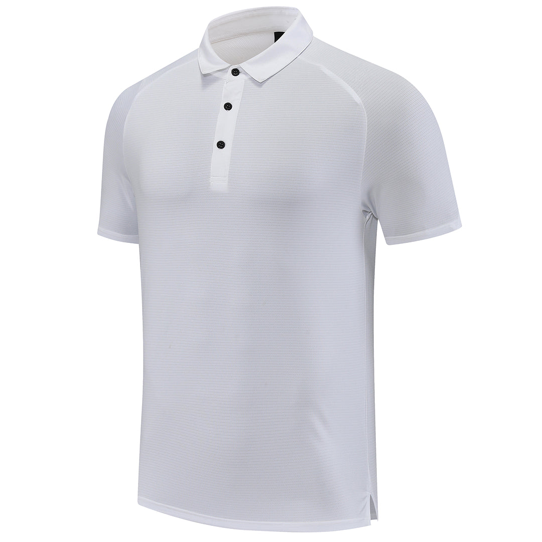 Men's breathable running polo shirt