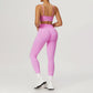 Seamless High-waisted Sports Bra + Legging 2 Pieces Set