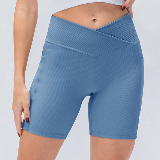 High Waist Hip Lifting Active Shorts