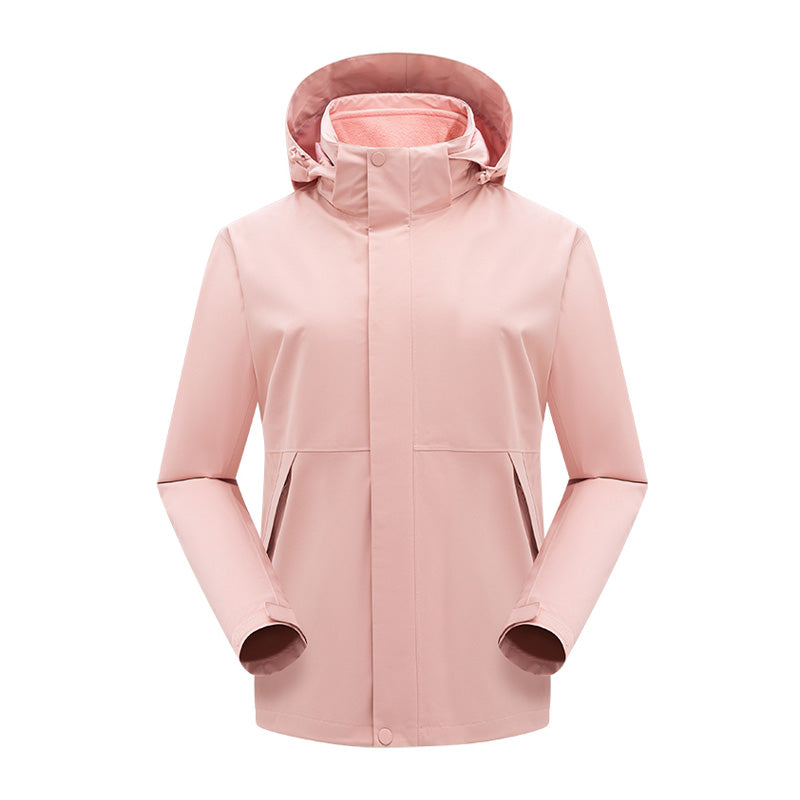 Breathable Removable Hooded Outdoor Windproof Jacket