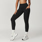 Brushed high-waisted hip-lifting yoga leggings