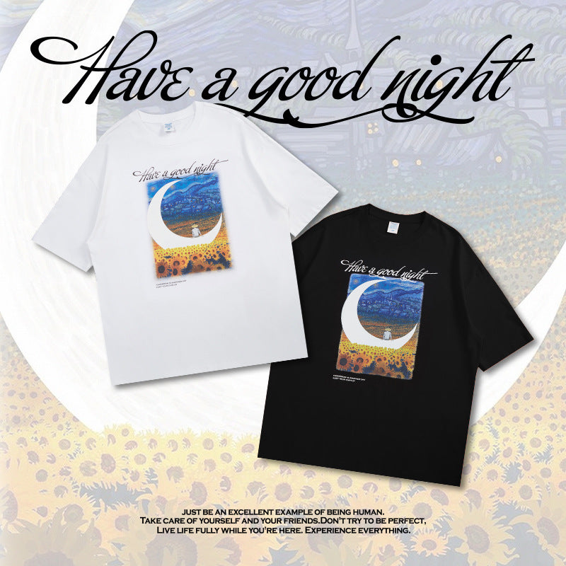 2023 Starry Sky Pastoral Daisy Luminous Graphic Tee