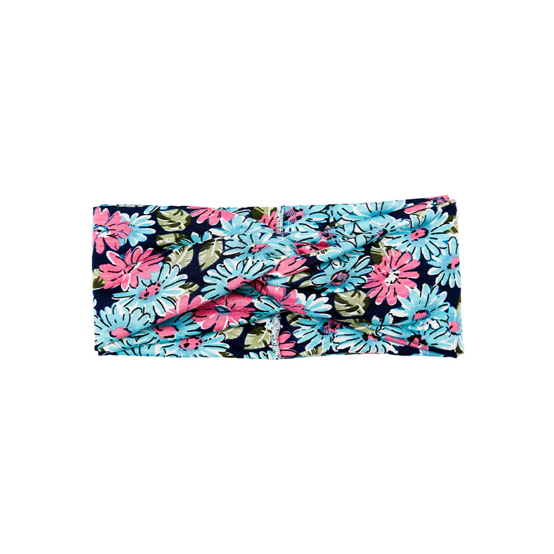 Cross Printed Knitted Movement Elastic Headband