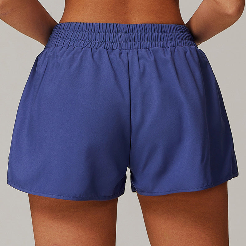 POCKET QUICK-DRYING HIP-LIFTING RUNNING FITNESS YOGA SHORTS