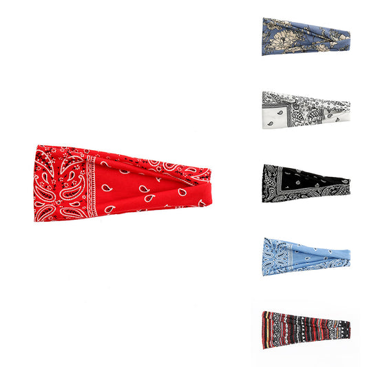 Bohemian Elastic Headscarf Yoga Headband