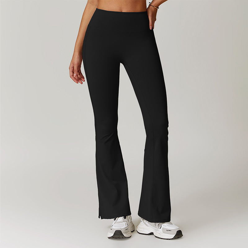 Ultra-Soft High-Waist Flared Leg Pants