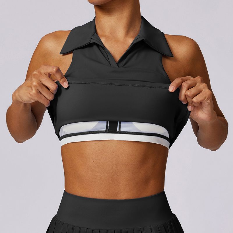 Tight-fitting sports running tennis fitness tops