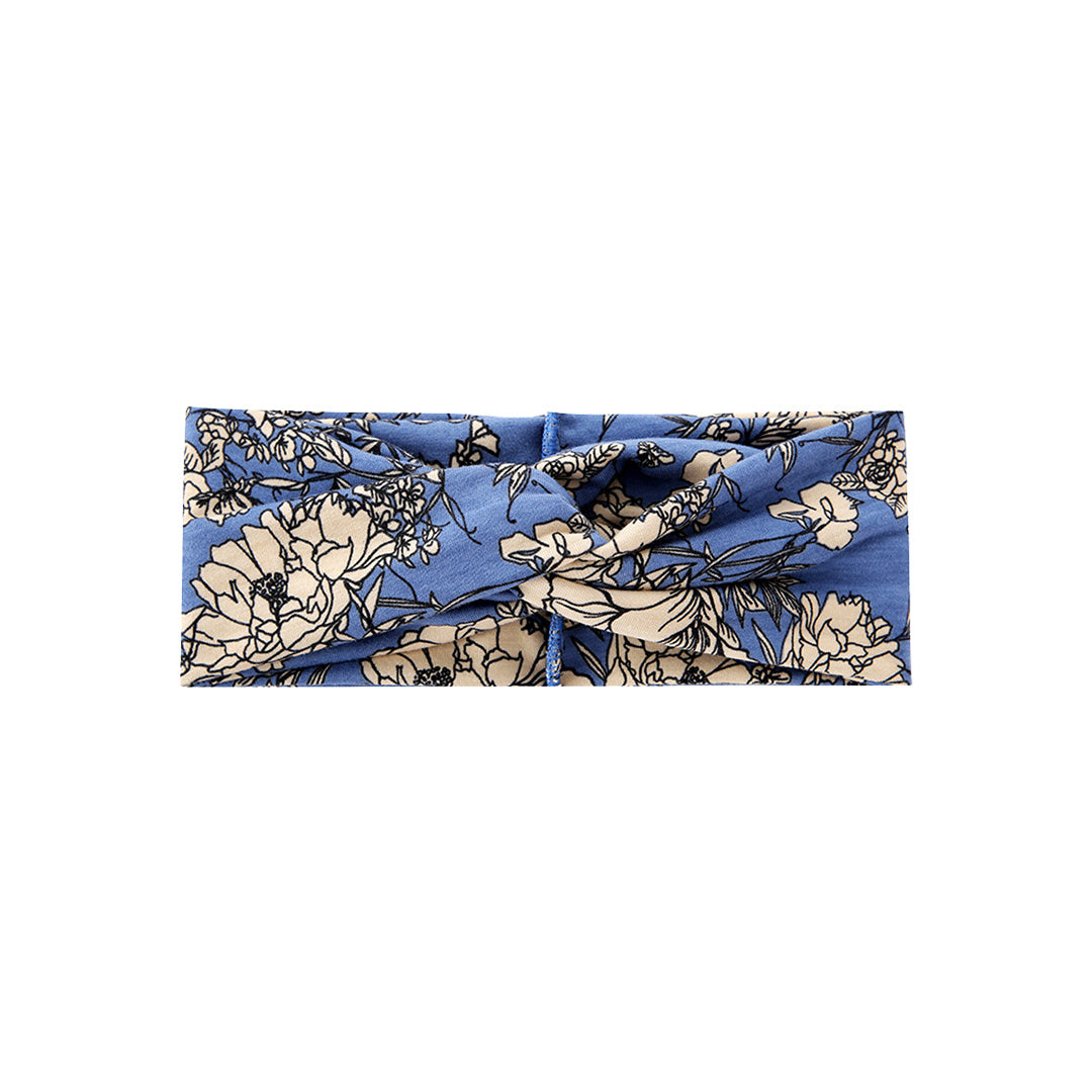 Cross Printed Knitted Movement Elastic Headband