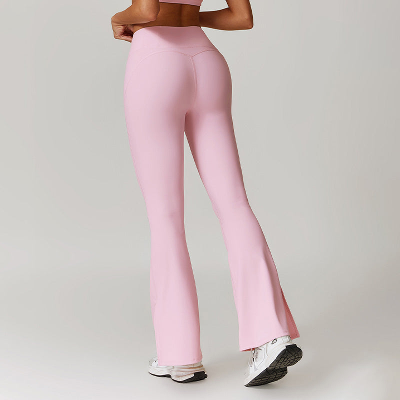 Ultra-Soft High-Waist Flared Leg Pants