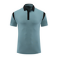 Outdoor Fitness Quick Drying Splicing Sports Short Sleeved Polo