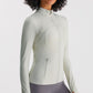 Brushed tight-fitting sports yoga jacket