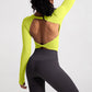 Nude Backless Sliming Long Sleeve Yoga Top