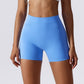 Solid color hip lift shorts