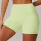 Side pockets for hip-lifting sports shorts