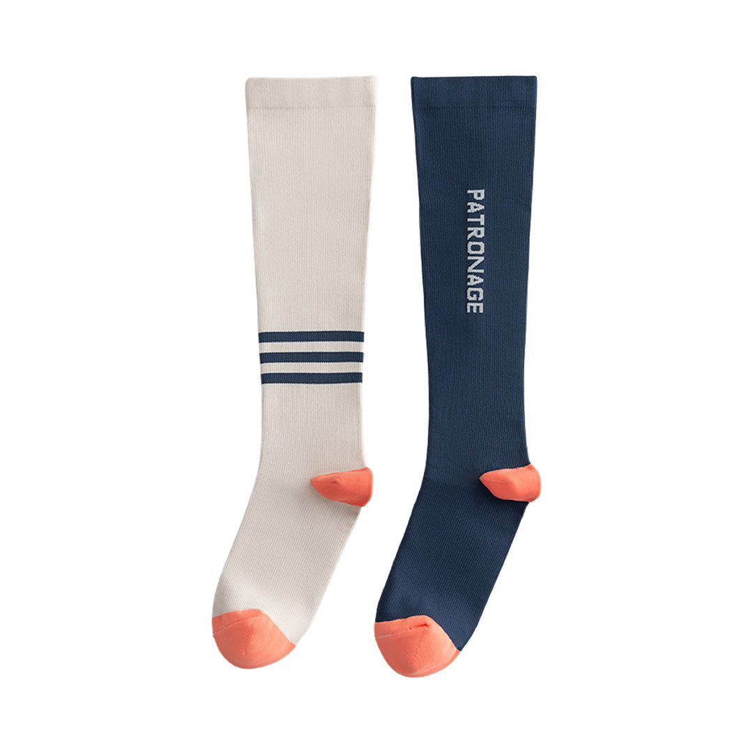 Lettre trois chaussettes à barres belles jambes Fitness Yoga pression chaussettes de mollet