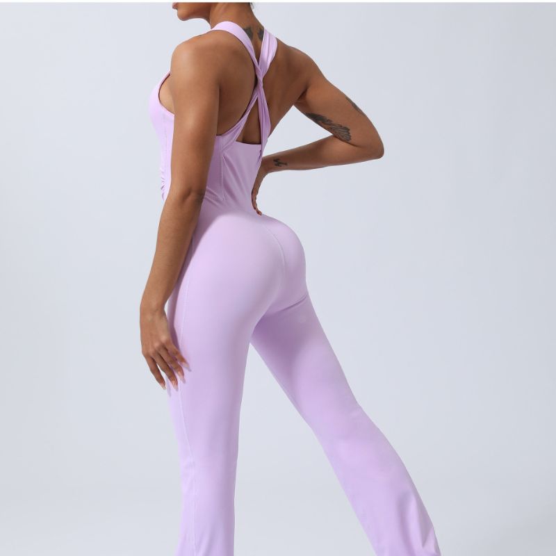 Hip lift quick-drying tight yoga jumpsuits