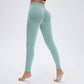 Solid color high-rise sports leggings