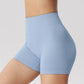 Seamless High-waisted Running Shorts