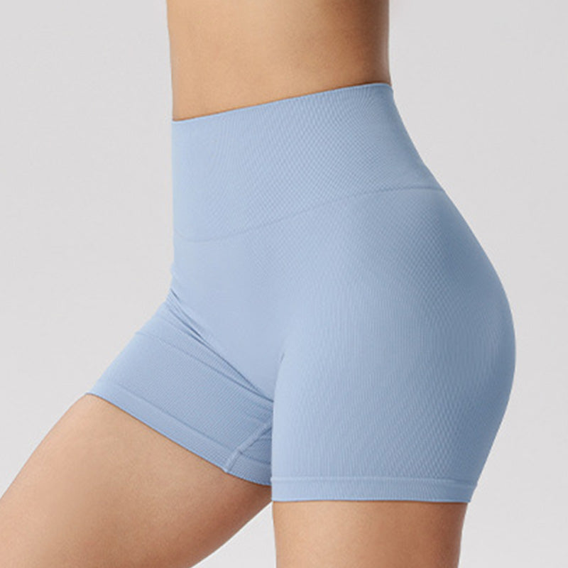 Seamless High-waisted Running Shorts