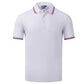 Men's cotton-trimmed polo shirt