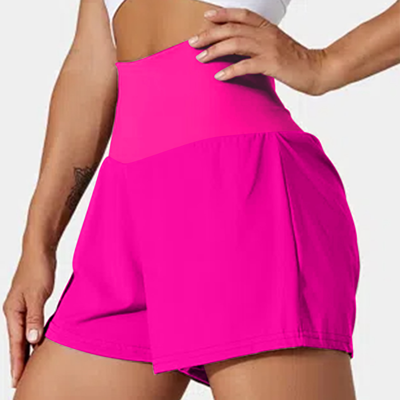 Pocketed Wide Waistband Swim Shorts