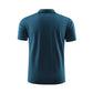 Men's solid color breathable sports polo shirt