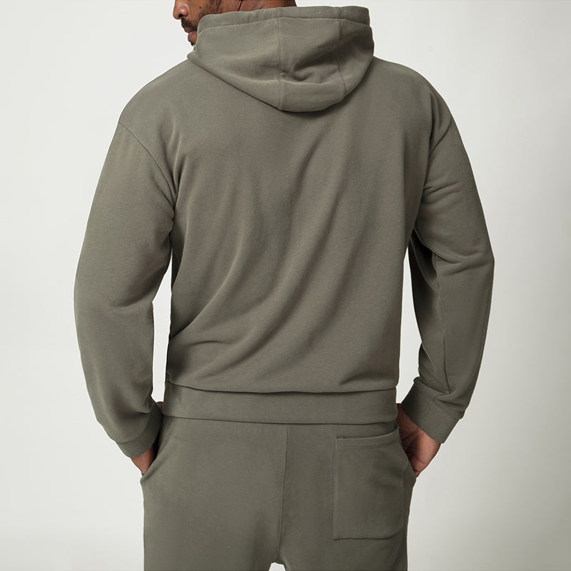 Men's zipper front Hooded Fitness Sports Citywalk Sweatshirt