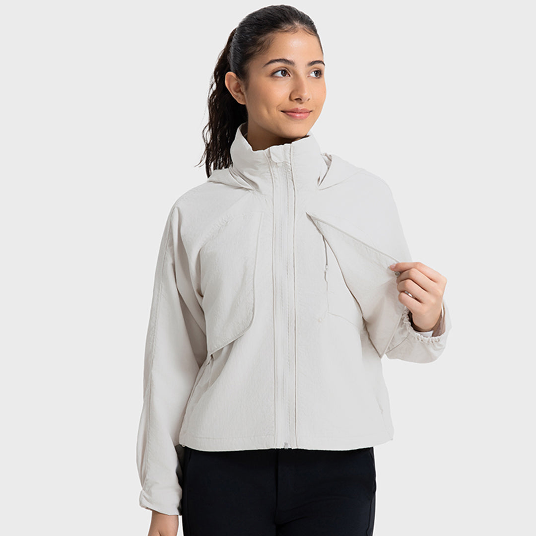 Wind and rain protection Hooded jacket