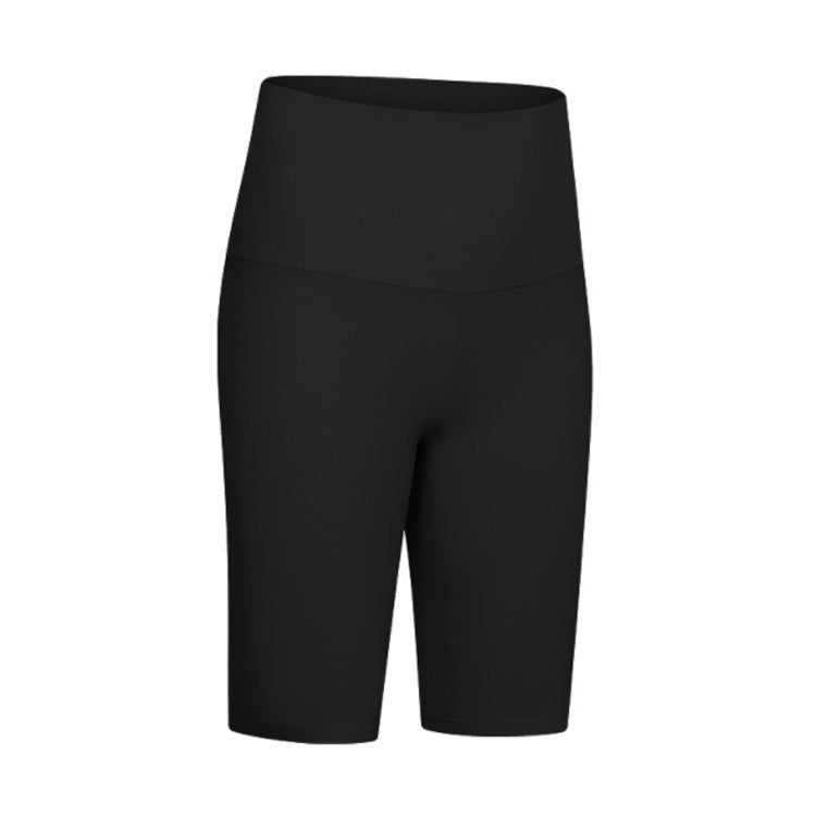 High-waisted sport five-point shorts