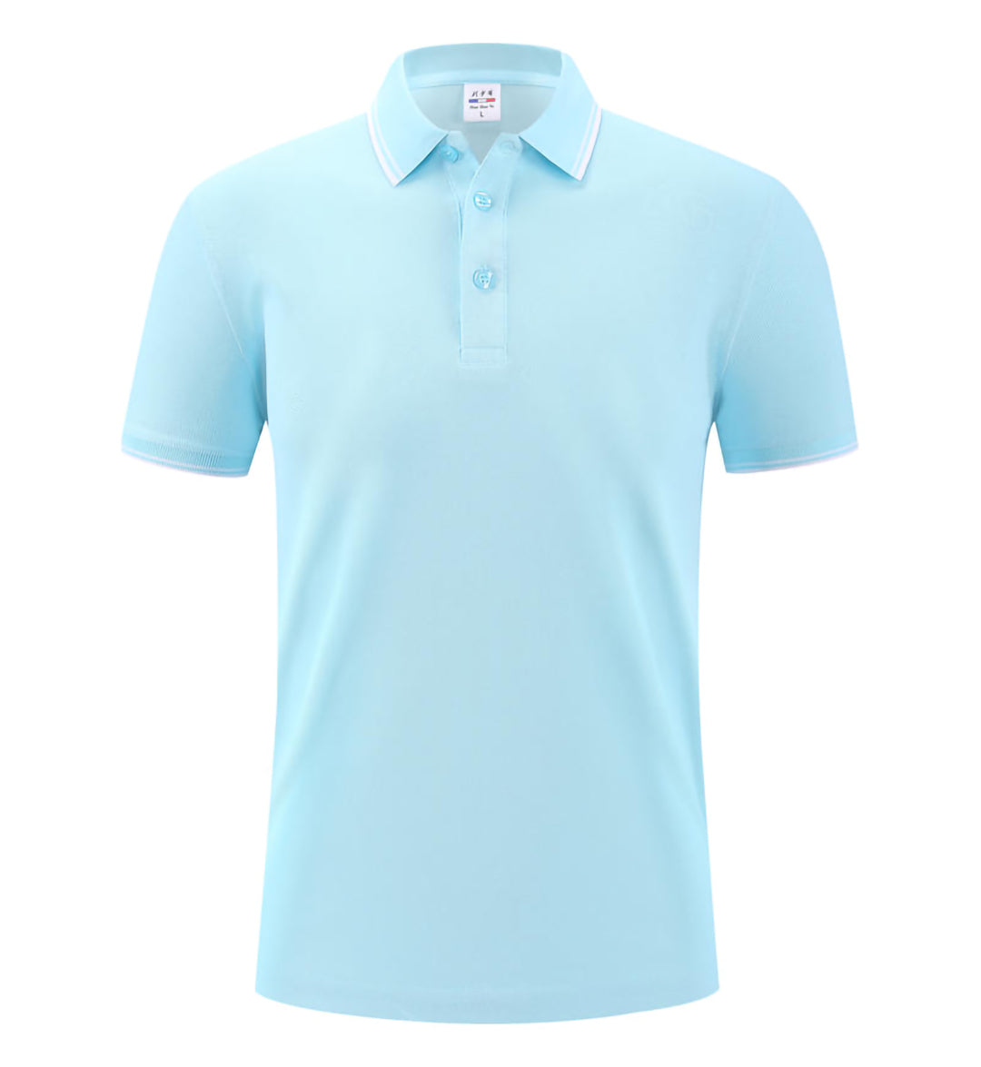 Men's contrasting sideline polo shirt