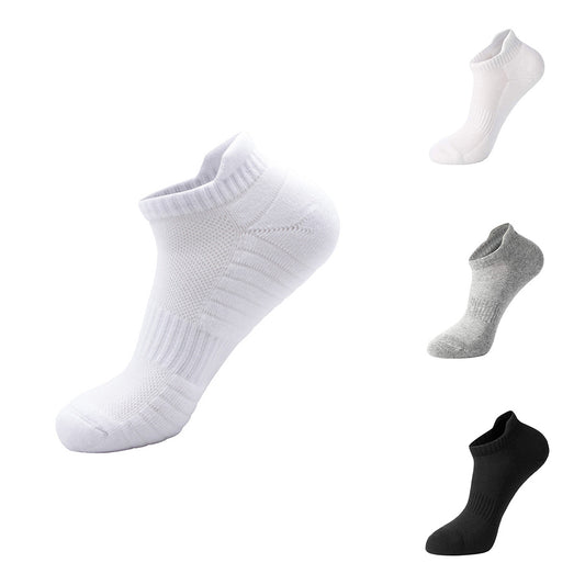 Chaussettes de basket-ball à tube court en coton absorbant la transpiration et respirantes