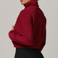 Stand up collar warm fleece sports jacket