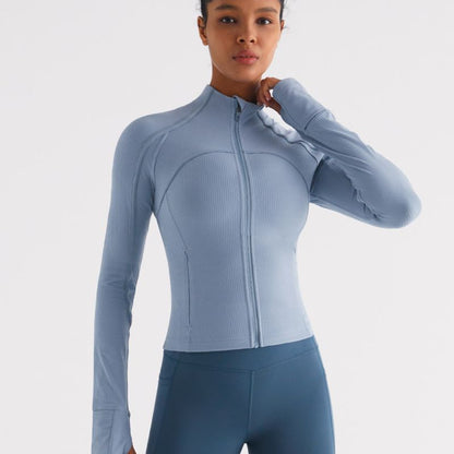 sports running stand collar jacket