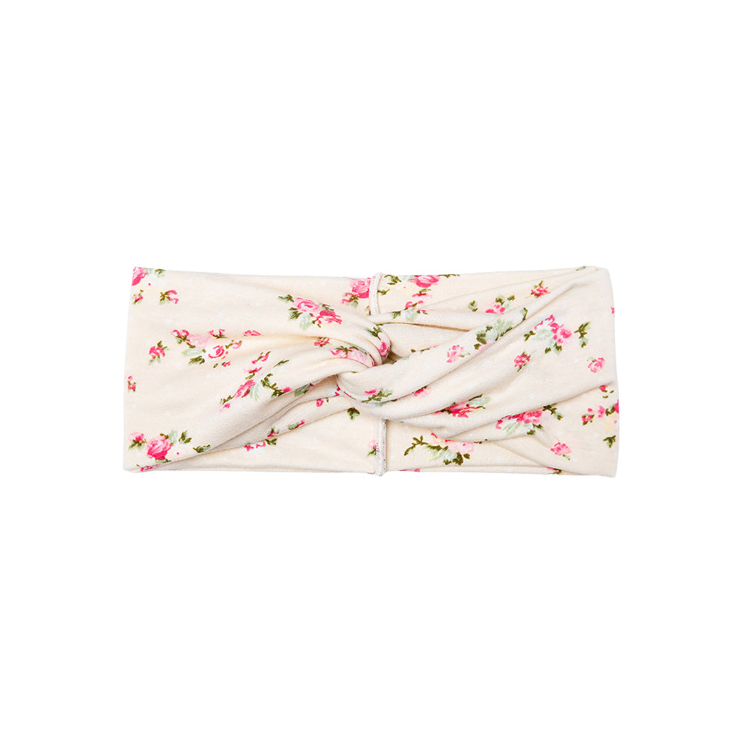 Cross Printed Knitted Movement Elastic Headband