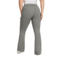 Solid color sport plus-size flared pants