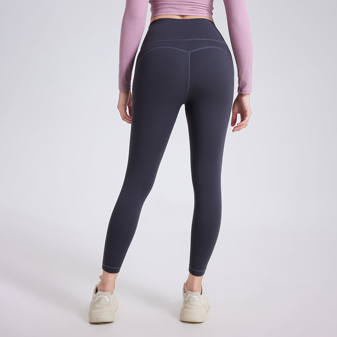 High-waisted hip-lifting fitness athletic leggings