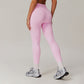 Solid color breathable yoga legging