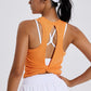 New sport running yoga fitness sleeveless tops