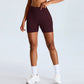 Outdoor Seamless Quick-Dry High Waist Sports Shorts